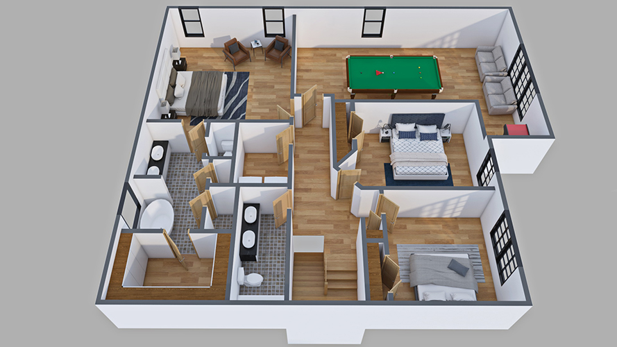 3D Floor Plan 3D Floor Plan