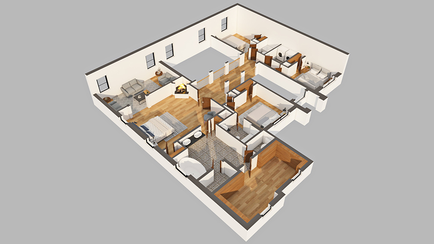 3D Floor Plan 3D Floor Plan